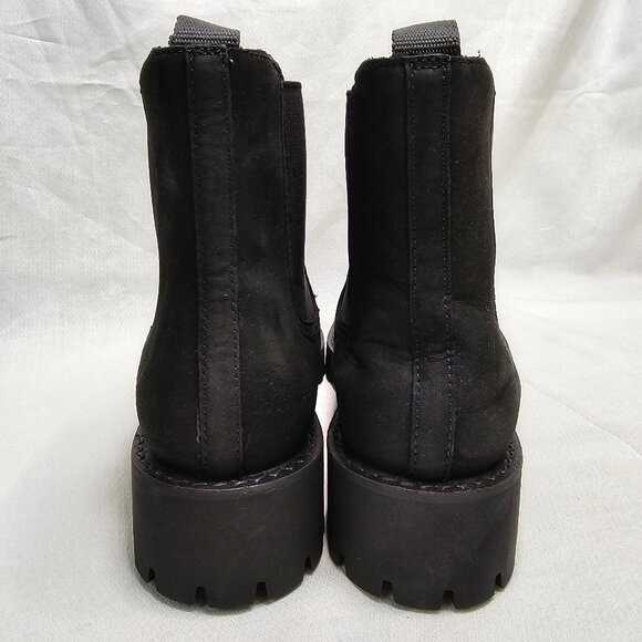 Thursday Boot Co Legend Chelsea Matte Black Suede Leather Women's Size US 8.5 - Picture 4 of 10